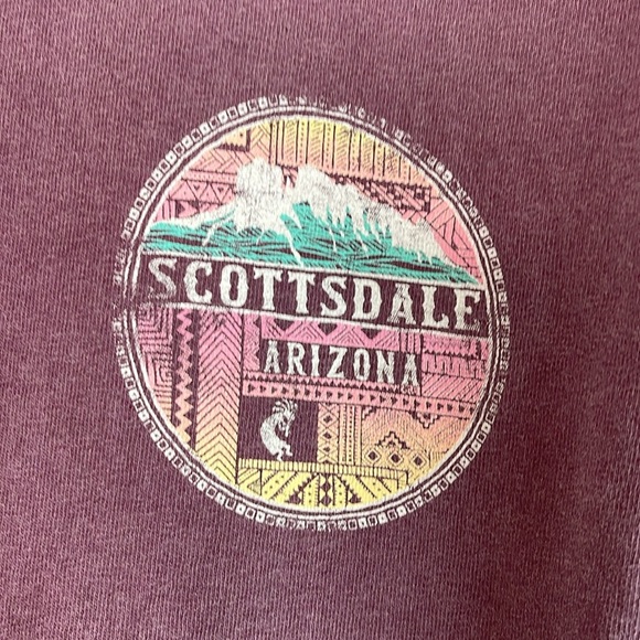 Blue 84 Scottsdale Arizona Graphic Long Sleeve T-Shirt Purple Graphic Size S - Picture 3 of 10